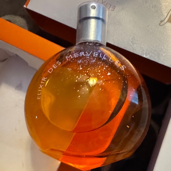 Hermes Elixir des Merveilles Perfume Box - Gold and Silver - Picture 5 of 8